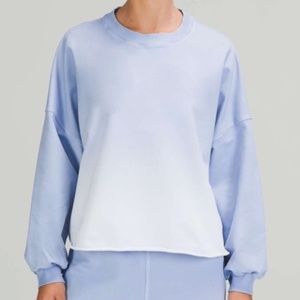 Lululemon Light Blue Gradient Crewneck Sweatshirt size 18